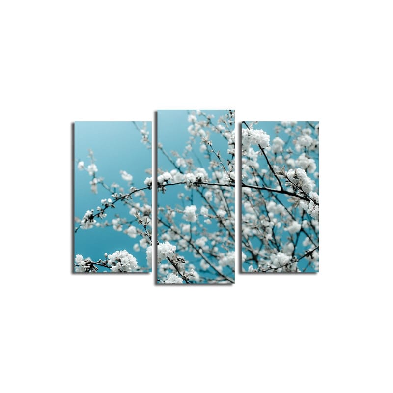 Koristeellinen Canvastaulu 3-os 45x20 cm - Monivärinen - Sisustustuotteet - Taulu & taide - Canvas-taulu