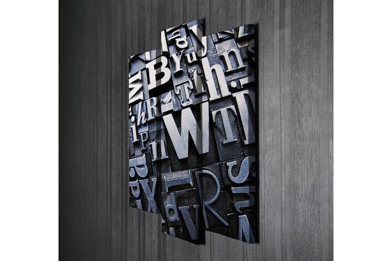 Koristeellinen Canvastaulu 3-os 45x20 cm - Monivärinen - Sisustustuotteet - Taulu & taide - Canvas-taulu