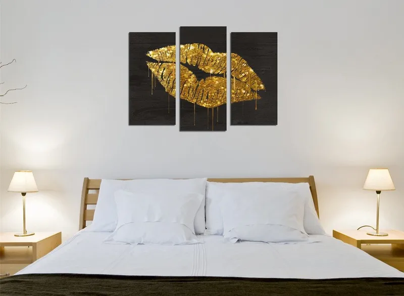 Koristeellinen Canvastaulu 3-os 45x20 cm, Monivärinen