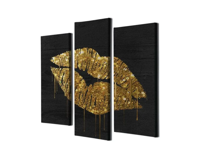 Koristeellinen Canvastaulu 3-os 45x20 cm - Monivärinen - Sisustustuotteet - Taulu & taide - Canvas-taulu