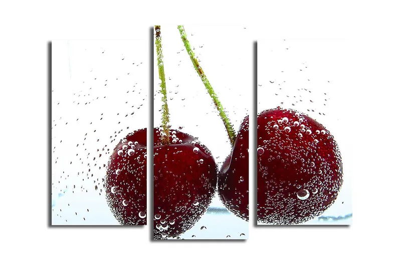 Koristeellinen Canvastaulu 3-os 45x20 cm, Monivärinen