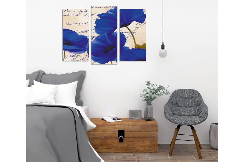 Koristeellinen Canvastaulu 3-os 45x20 cm, Monivärinen