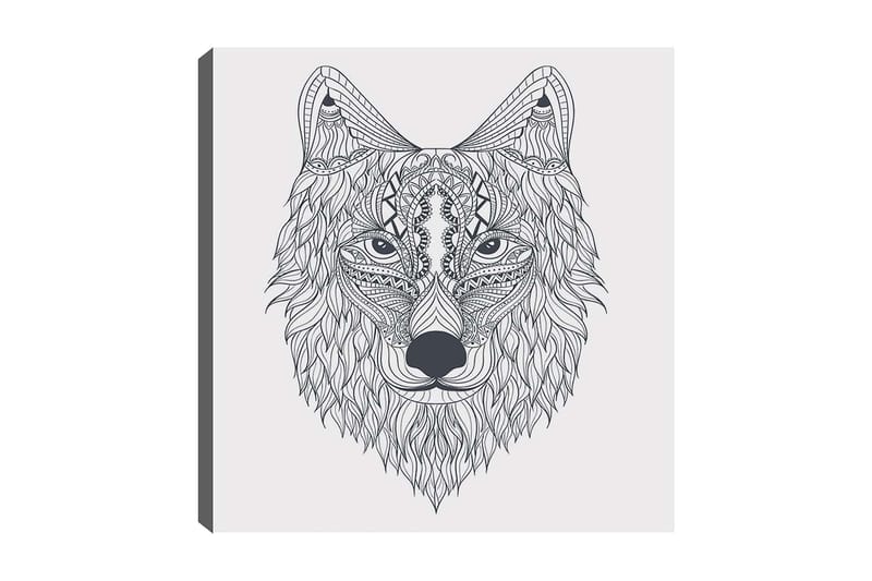 Koristeellinen Canvastaulu 30x30 cm, Valkoinen/Musta