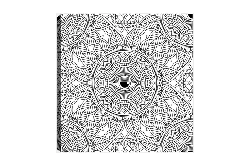 Koristeellinen Canvastaulu 30x30 cm, Valkoinen/Musta