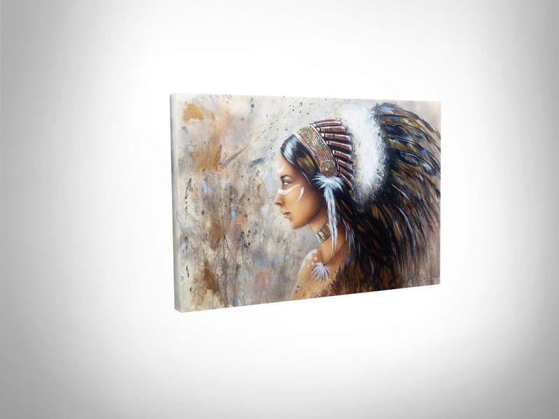 Koristeellinen Canvastaulu 30x40 cm - Monivärinen - Sisustustuotteet - Taulu & taide - Canvas-taulu