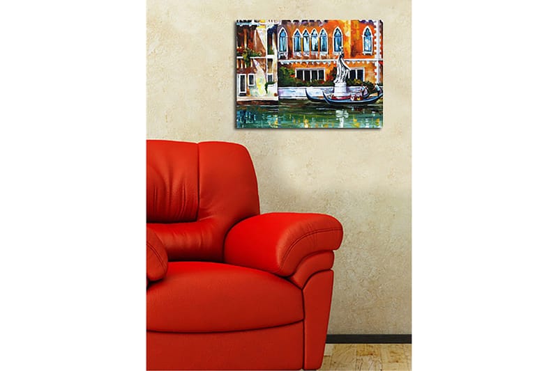 Koristeellinen Canvastaulu 30x40 cm - Monivärinen - Sisustustuotteet - Taulu & taide - Canvas-taulu