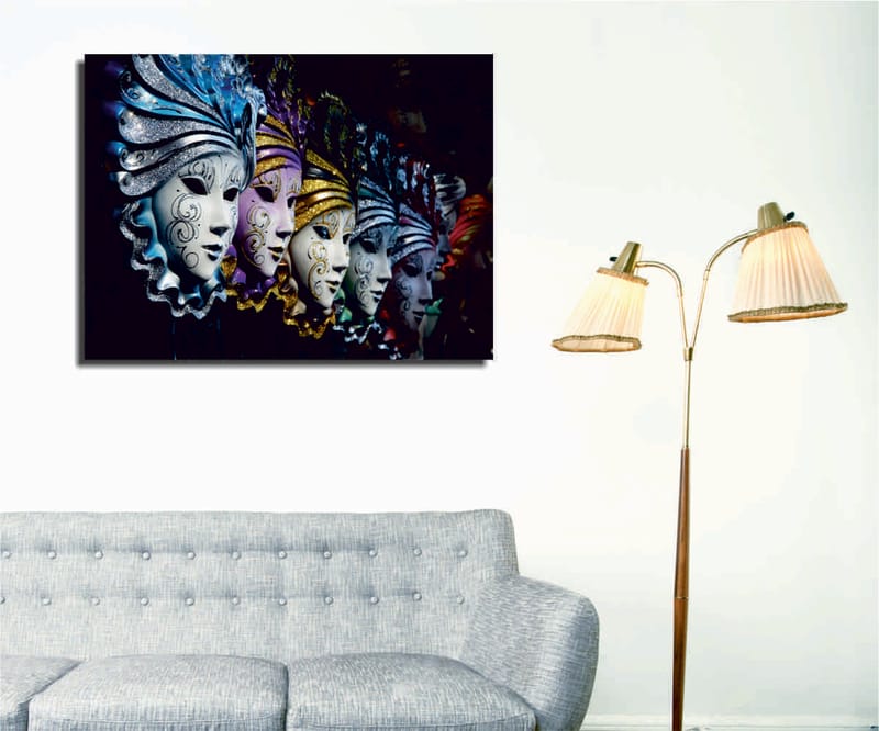 Koristeellinen Canvastaulu 30x40 cm - Monivärinen - Sisustustuotteet - Taulu & taide - Canvas-taulu