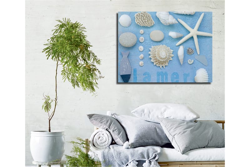 Koristeellinen Canvastaulu 30x40 cm - Monivärinen - Sisustustuotteet - Taulu & taide - Canvas-taulu