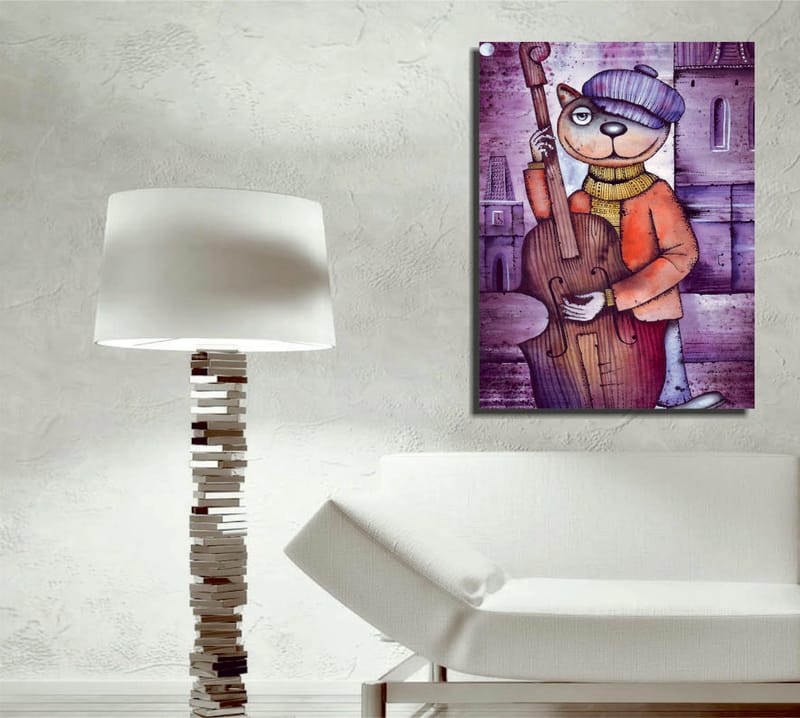 Koristeellinen Canvastaulu 30x40 cm - Monivärinen - Sisustustuotteet - Taulu & taide - Canvas-taulu