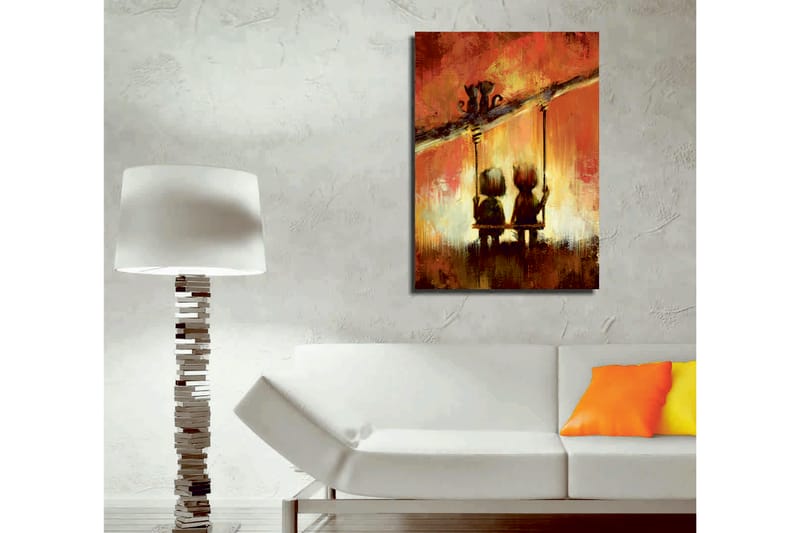 Koristeellinen Canvastaulu 30x40 cm - Monivärinen - Sisustustuotteet - Taulu & taide - Canvas-taulu
