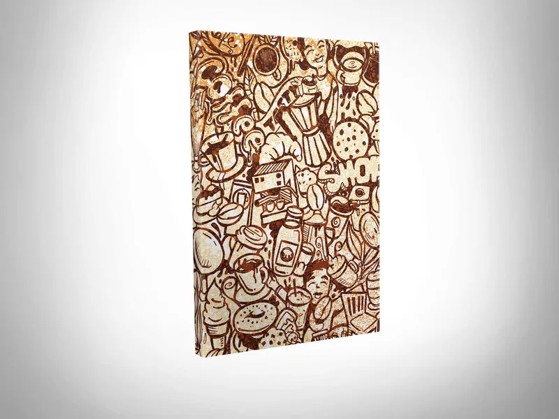 Koristeellinen Canvastaulu 30x40 cm - Monivärinen - Sisustustuotteet - Taulu & taide - Canvas-taulu