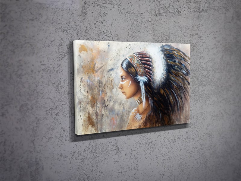 Koristeellinen Canvastaulu 30x40 cm - Monivärinen - Sisustustuotteet - Taulu & taide - Canvas-taulu