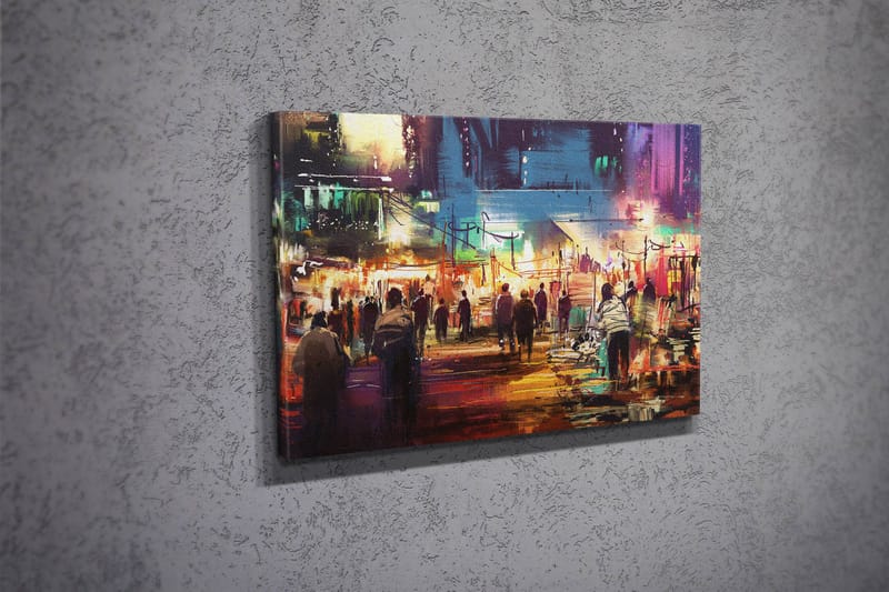 Koristeellinen Canvastaulu 30x40 cm - Monivärinen - Sisustustuotteet - Taulu & taide - Canvas-taulu