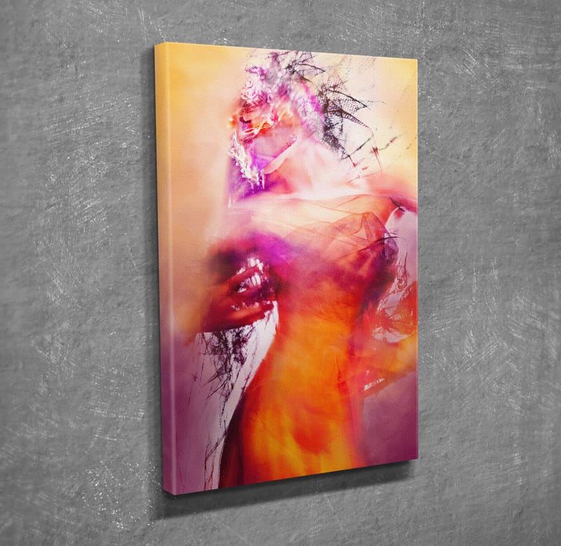 Koristeellinen Canvastaulu 30x40 cm - Monivärinen - Sisustustuotteet - Taulu & taide - Canvas-taulu