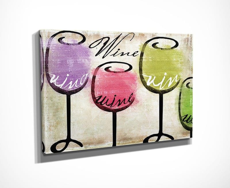 Koristeellinen Canvastaulu 30x40 cm - Monivärinen - Sisustustuotteet - Taulu & taide - Canvas-taulu