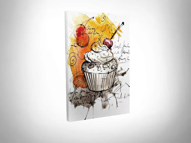 Koristeellinen Canvastaulu 30x40 cm - Monivärinen - Sisustustuotteet - Taulu & taide - Canvas-taulu