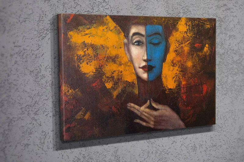 Koristeellinen Canvastaulu 30x40 cm - Monivärinen - Sisustustuotteet - Taulu & taide - Canvas-taulu