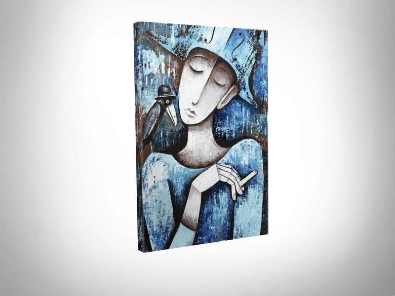 Koristeellinen Canvastaulu 30x40 cm - Monivärinen - Sisustustuotteet - Taulu & taide - Canvas-taulu