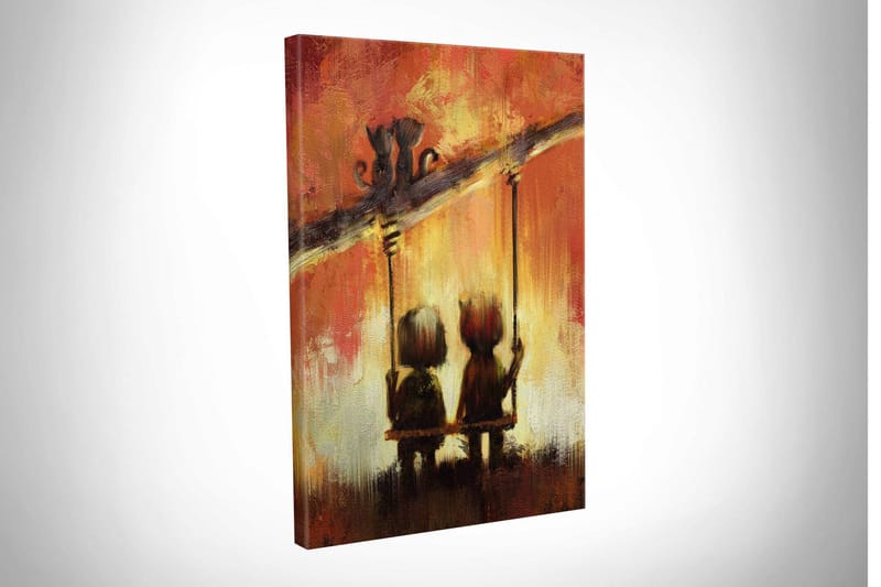 Koristeellinen Canvastaulu 30x40 cm - Monivärinen - Sisustustuotteet - Taulu & taide - Canvas-taulu