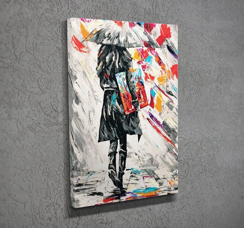 Koristeellinen Canvastaulu 30x40 cm - Monivärinen - Sisustustuotteet - Taulu & taide - Canvas-taulu