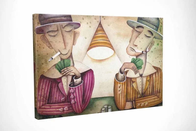 Koristeellinen Canvastaulu 30x40 cm - Monivärinen - Sisustustuotteet - Taulu & taide - Canvas-taulu