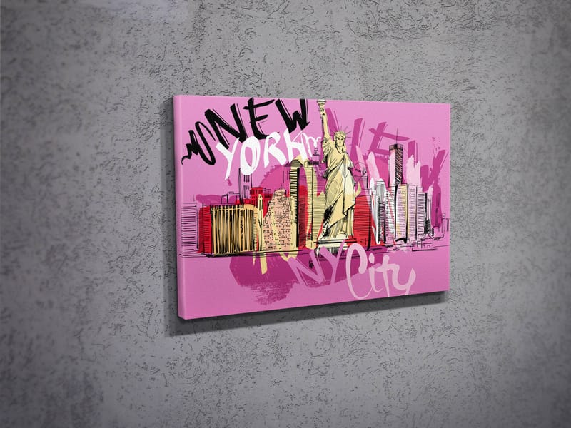 Koristeellinen Canvastaulu 30x40 cm - Monivärinen - Sisustustuotteet - Taulu & taide - Canvas-taulu