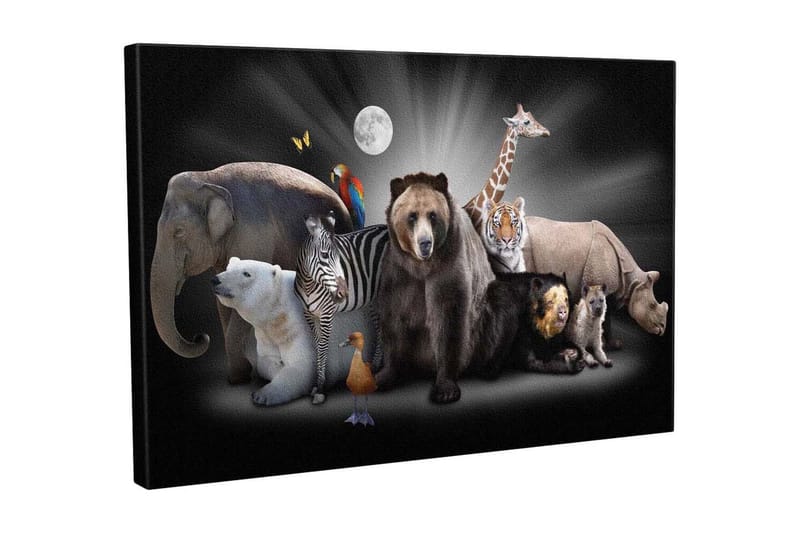 Koristeellinen Canvastaulu 30x40 cm - Monivärinen - Sisustustuotteet - Taulu & taide - Canvas-taulu