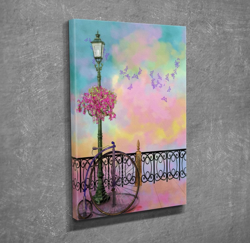 Koristeellinen Canvastaulu 30x40 cm - Monivärinen - Sisustustuotteet - Taulu & taide - Canvas-taulu