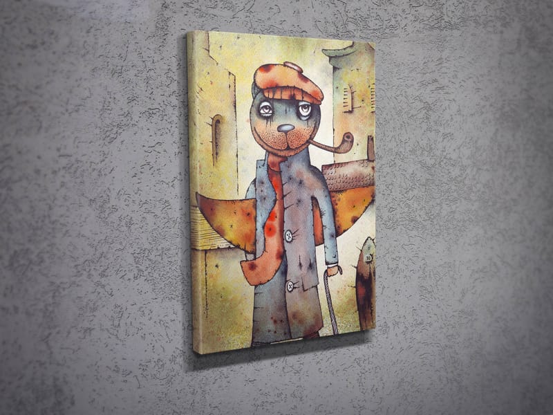 Koristeellinen Canvastaulu 30x40 cm - Monivärinen - Sisustustuotteet - Taulu & taide - Canvas-taulu