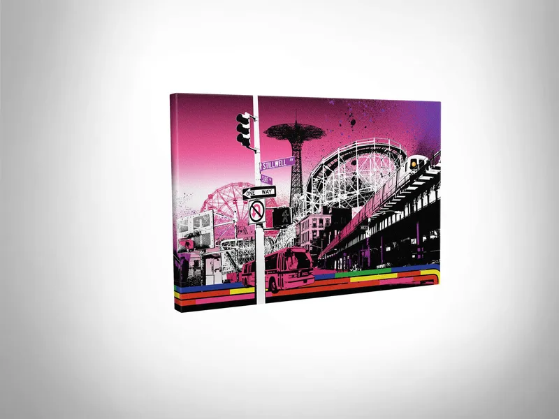 Koristeellinen Canvastaulu 30x40 cm - Monivärinen - Sisustustuotteet - Taulu & taide - Canvas-taulu