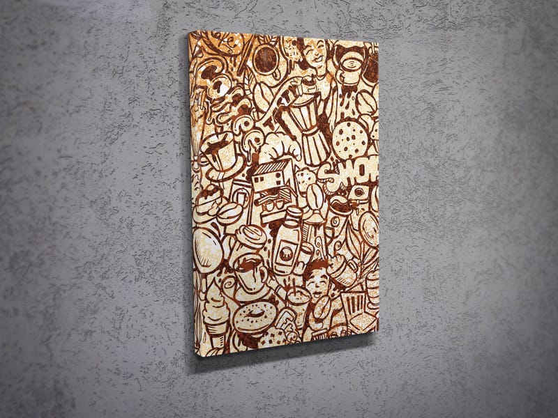 Koristeellinen Canvastaulu 30x40 cm - Monivärinen - Sisustustuotteet - Taulu & taide - Canvas-taulu