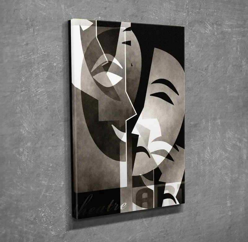 Koristeellinen Canvastaulu 30x40 cm - Monivärinen - Sisustustuotteet - Taulu & taide - Canvas-taulu