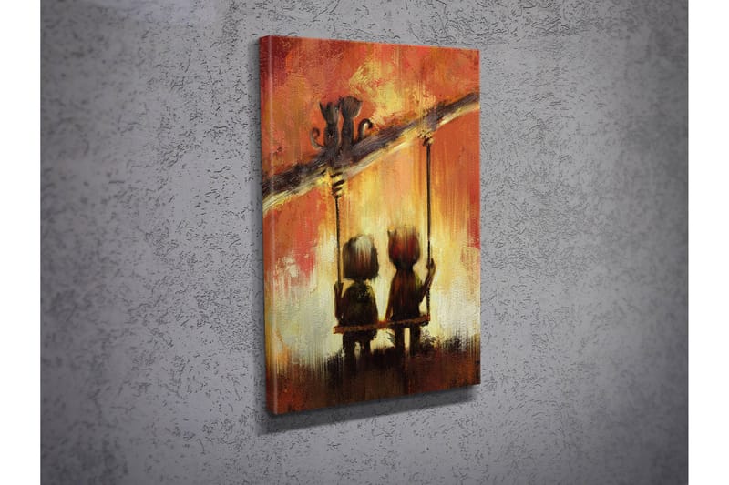 Koristeellinen Canvastaulu 30x40 cm - Monivärinen - Sisustustuotteet - Taulu & taide - Canvas-taulu