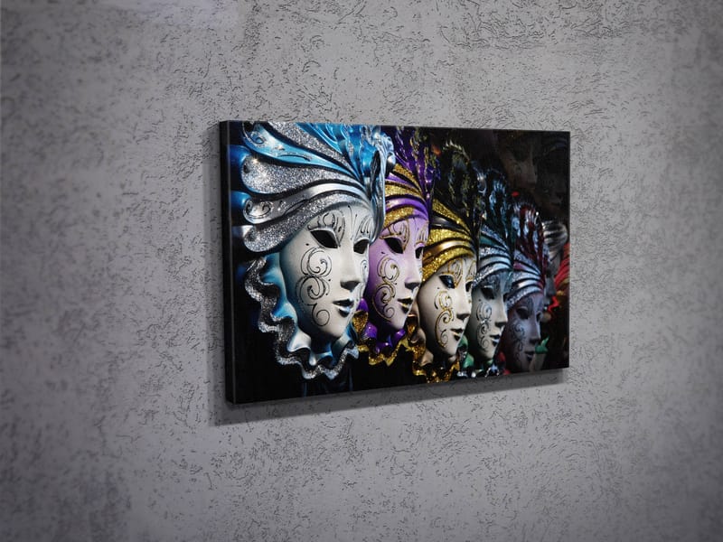 Koristeellinen Canvastaulu 30x40 cm - Monivärinen - Sisustustuotteet - Taulu & taide - Canvas-taulu