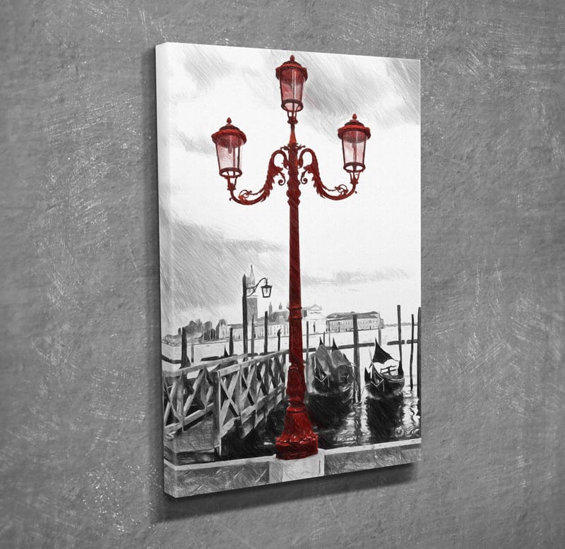 Koristeellinen Canvastaulu 30x40 cm - Monivärinen - Sisustustuotteet - Taulu & taide - Canvas-taulu