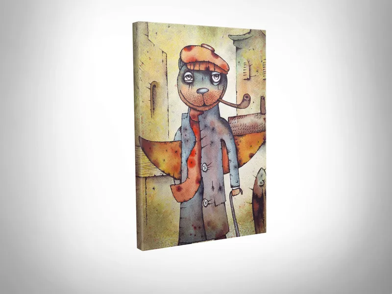 Koristeellinen Canvastaulu 30x40 cm - Monivärinen - Sisustustuotteet - Taulu & taide - Canvas-taulu