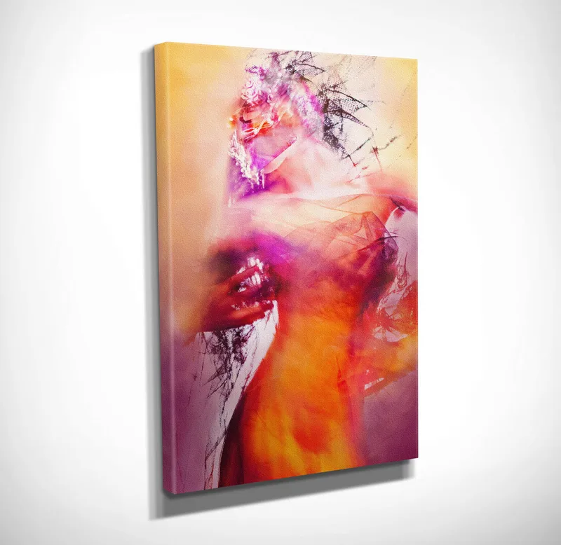 Koristeellinen Canvastaulu 30x40 cm - Monivärinen - Sisustustuotteet - Taulu & taide - Canvas-taulu