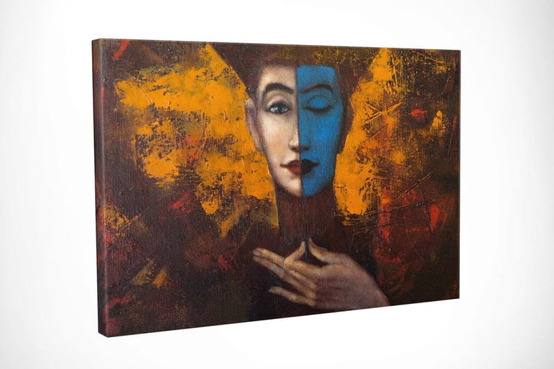 Koristeellinen Canvastaulu 30x40 cm - Monivärinen - Sisustustuotteet - Taulu & taide - Canvas-taulu