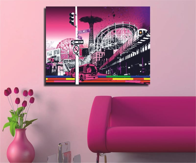 Koristeellinen Canvastaulu 30x40 cm, Monivärinen