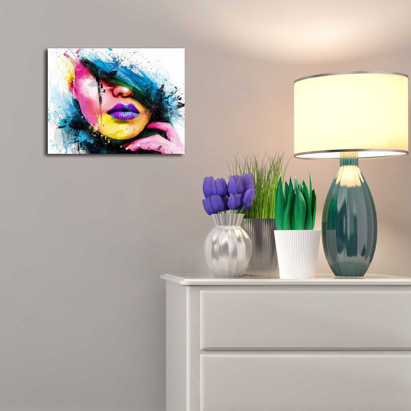 Koristeellinen Canvastaulu 30x40 cm - Monivärinen - Sisustustuotteet - Taulu & taide - Canvas-taulu