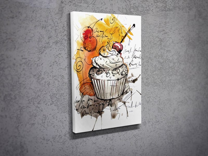 Koristeellinen Canvastaulu 30x40 cm - Monivärinen - Sisustustuotteet - Taulu & taide - Canvas-taulu