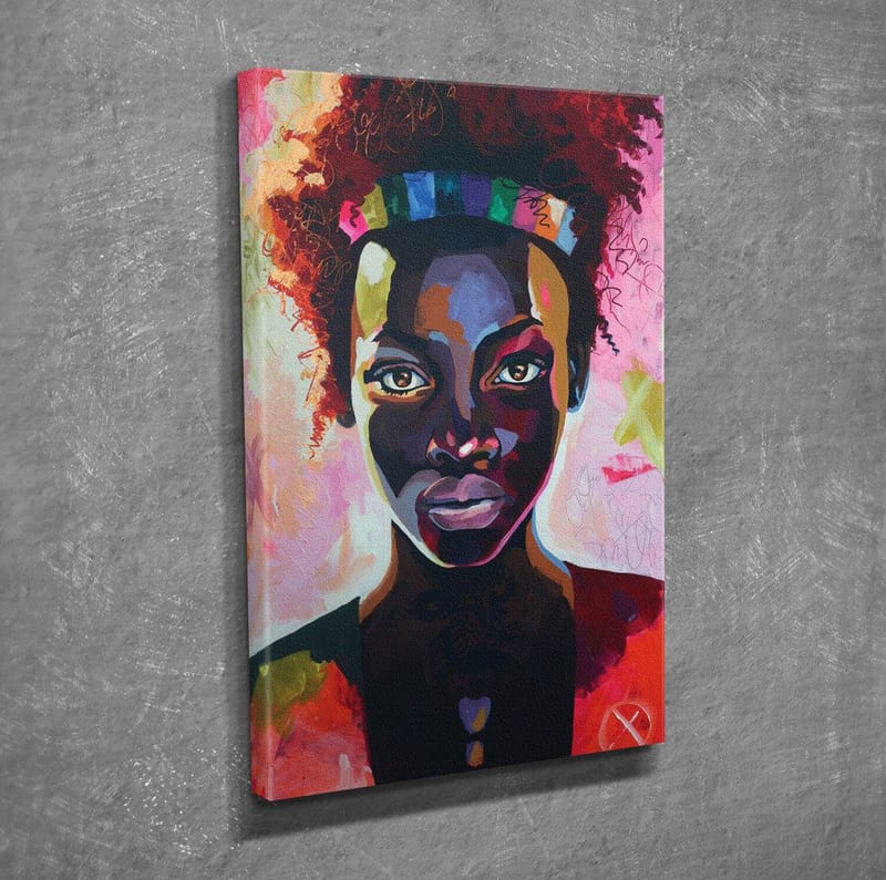 Koristeellinen Canvastaulu 30x40 cm - Monivärinen - Sisustustuotteet - Taulu & taide - Canvas-taulu