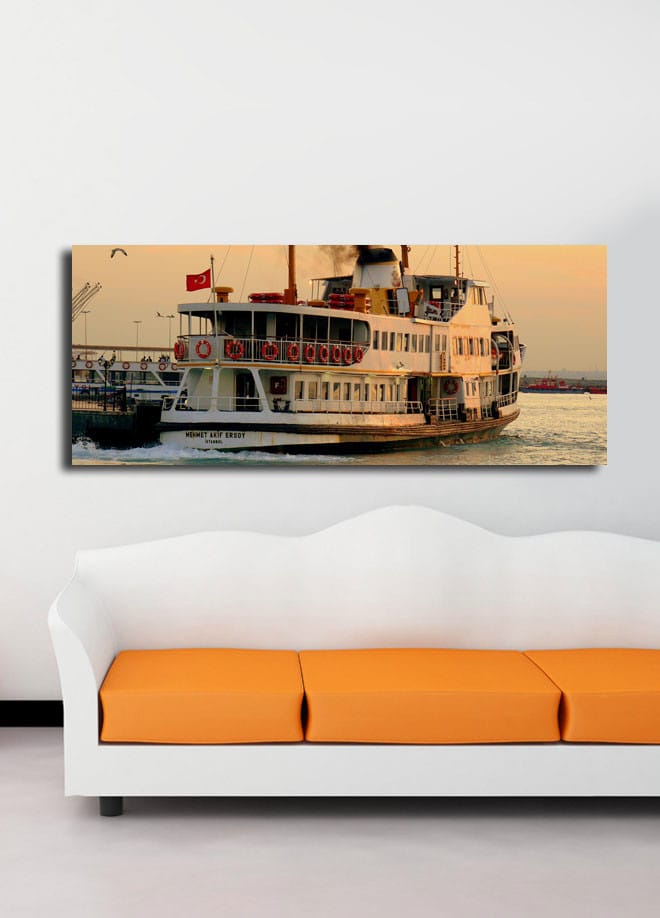 Koristeellinen Canvastaulu 30x70 cm - Monivärinen - Sisustustuotteet - Taulu & taide - Canvas-taulu