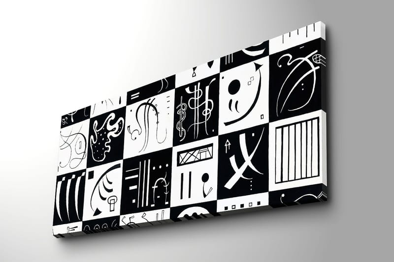 Koristeellinen Canvastaulu 30x70 cm - Monivärinen - Sisustustuotteet - Taulu & taide - Canvas-taulu