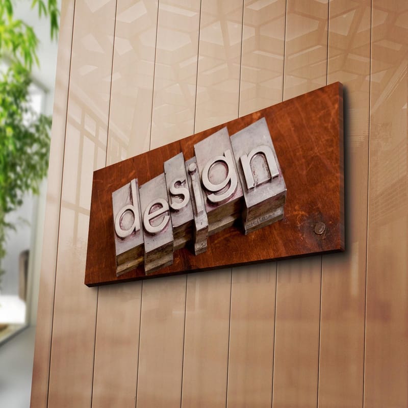 Koristeellinen Canvastaulu 30x70 cm - Monivärinen - Sisustustuotteet - Taulu & taide - Canvas-taulu