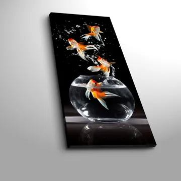 Koristeellinen Canvastaulu 30x70 cm - Monivärinen - Sisustustuotteet - Taulu & taide - Canvas-taulu