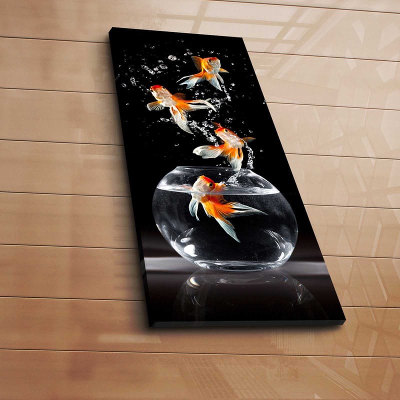 Koristeellinen Canvastaulu 30x70 cm - Monivärinen - Sisustustuotteet - Taulu & taide - Canvas-taulu