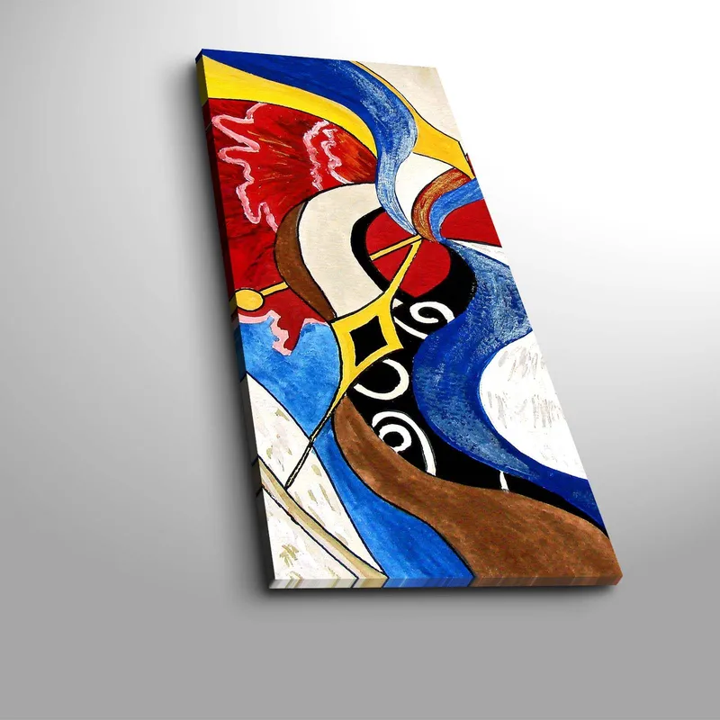 Koristeellinen Canvastaulu 30x70 cm, Monivärinen