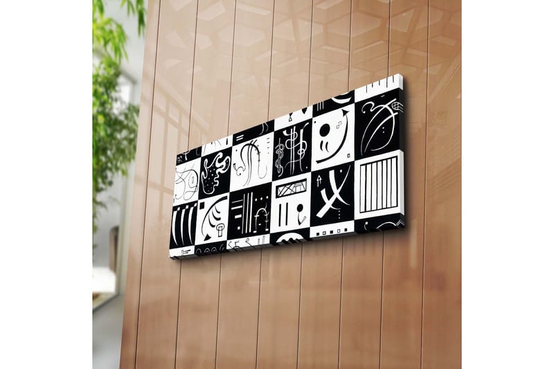 Koristeellinen Canvastaulu 30x70 cm - Monivärinen - Sisustustuotteet - Taulu & taide - Canvas-taulu