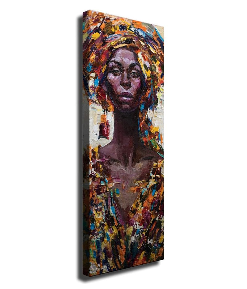 Koristeellinen Canvastaulu 30x80 cm - Monivärinen - Sisustustuotteet - Taulu & taide - Canvas-taulu